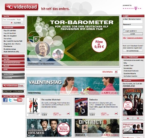 3.500 Filme, Serien und Dokus im Angebot: Videoload 3.500 Filme, Serien und Dokus im Angebot: Videoload