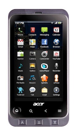 Acer Stream: Als Betriebssystem kommt Google Android 2.1 zum Einsatz. Acer verpasst dem Stream aber noch eine eigene Oberfläche. Acer Stream: Als Betriebssystem kommt Google Android 2.1 zum Einsatz. Acer verpasst dem Stream aber noch eine eigene Oberfläche.