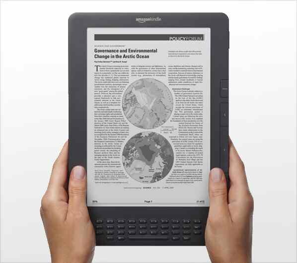 Amazon hat den Preis für den E-Reader Kindle DX gesenkt. Bild: Amazon Amazon hat den Preis für den E-Reader Kindle DX gesenkt. Bild: Amazon