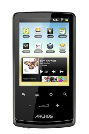 Archos 28: Für unter 100 Euro erhält der Kunde einen internetfähigen MP3/MP4-Player mit Android 2.2 und WLAN-Anbindung (Bild: Archos) Archos 28: Für unter 100 Euro erhält der Kunde einen internetfähigen MP3/MP4-Player mit Android 2.2 und WLAN-Anbindung (Bild: Archos)
