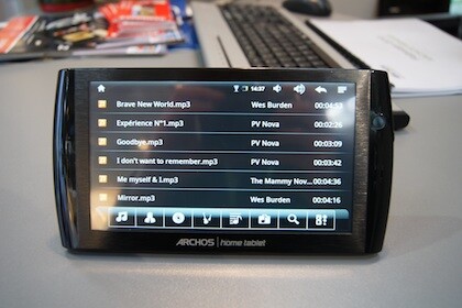 Im Kurztest: Archos 7 Home Tablet auf der CeBIT Archos 7 Home Tablet