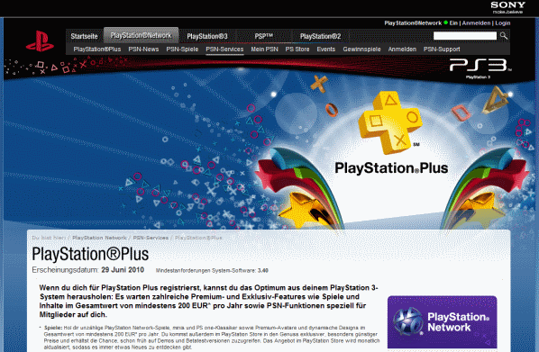 Extras gegen Geld: Sony startet seinen Premium-Service PlayStation Plus Ende des Monats. Bild: Screenshot Extras gegen Geld: Sony startet seinen Premium-Service PlayStation Plus Ende des Monats. Bild: Screenshot