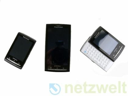 Laufen bald mit Android 2.1 statt der Version 1.6: Das Xperia X10 mini, das X10 und das X10 mini pro. Laufen bald mit Android 2.1 statt der Version 1.6: Das Xperia X10 mini, das X10 und das X10 mini pro.