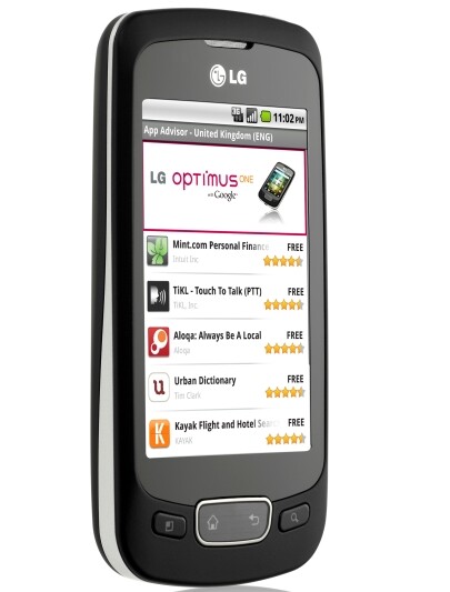 Das LG Optimus One ist von Google zertifiziert und unterstützt alle mobilen Services. (Bild: LG) Das LG Optimus One ist von Google zertifiziert und unterstützt alle mobilen Services. (Bild: LG)