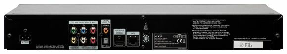 Nur mit den allerwichtigsten Schnittstellen bestückt: der JVC XV-BP 1. ( Bildquelle: AV T.O.P. Messtechnik GmbH) Nur mit den allerwichtigsten Schnittstellen bestückt: der JVC XV-BP 1. ( Bildquelle: AV T.O.P. Messtechnik GmbH)