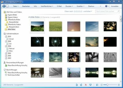 Windows Live Fotogalerie