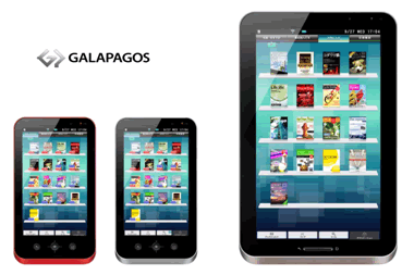 Sharps neue Ebook-Reader hören auf den Namen Galapagos. (Bild: Sharp / Monatage: netzwelt) Sharps neue Ebook-Reader hören auf den Namen Galapagos. (Bild: Sharp / Monatage: netzwelt)