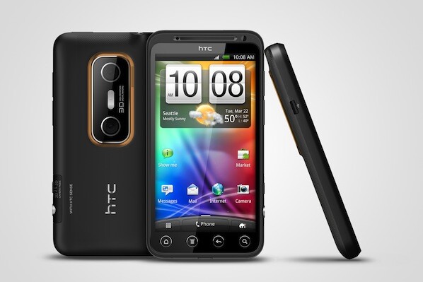 Ab Juli in Deutschland erhältlich: 3D-Smartphone HTC Evo 3D (Bild: HTC) Ab Juli in Deutschland erhältlich: 3D-Smartphone HTC Evo 3D (Bild: HTC)
