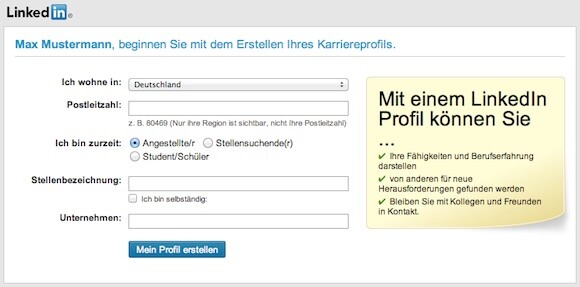 Die Anmeldung bei LinkedIn ist auch per Facebook-Konto möglich. (Bild: Screenshot) Die Anmeldung bei LinkedIn ist auch per Facebook-Konto möglich. (Bild: Screenshot)