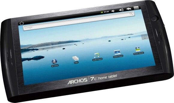Das Archos 7c verfügt als erstes Home Tablet über einen berührungsempfindlichen Touchscreen. (Bild: Archos) Das Archos 7c verfügt als erstes Home Tablet über einen berührungsempfindlichen Touchscreen. (Bild: Archos)