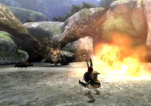 Capcoms Monster Hunter wird als eines der ersten Spiele in der Serie "PSP Remaster" erscheinen. (Bild: Capcom) Capcoms Monster Hunter wird als eines der ersten Spiele in der Serie "PSP Remaster" erscheinen. (Bild: Capcom)