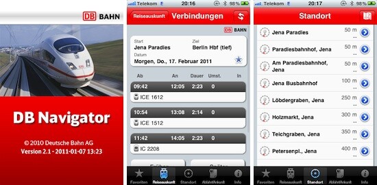 BahnApps Fahrpläne und Tools für die Zugreise NETZWELT