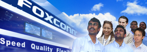 Einige Mitarbeiter werden in den nächsten Jahren bei Foxconn durch Roboter ersetzt. (Bild: Foxconn) Einige Mitarbeiter werden in den nächsten Jahren bei Foxconn durch Roboter ersetzt. (Bild: Foxconn)