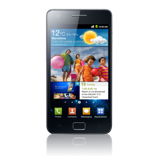 Das Galaxy S2 ist Samsungs neues Smartphone-Flaggschiff. (Bild: Samsunghub) Das Galaxy S2 ist Samsungs neues Smartphone-Flaggschiff. (Bild: Samsunghub)