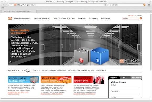 Genotec bietet dutzende Pakete, vom Shared Hosting bis zum dedizierten Server. (Bild: netzwelt) Genotec bietet dutzende Pakete, vom Shared Hosting bis zum dedizierten Server. (Bild: netzwelt)