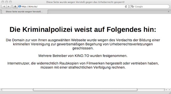 Die GVU hat die Ermittlungen gegen kino.to ins Rollen gebracht. (Bild: Netzwelt) Die GVU hat die Ermittlungen gegen kino.to ins Rollen gebracht. (Bild: Netzwelt)