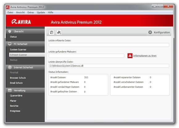 Die Heuristik von Avira kann auch unbekannte Schädlinge erkennen. (Bild: netzwelt) Die Heuristik von Avira kann auch unbekannte Schädlinge erkennen. (Bild: netzwelt)