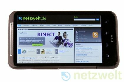 Für das HTC Desire HD steht ein Gingerbread-Update bereit. (Bild: netzwelt) Für das HTC Desire HD steht ein Gingerbread-Update bereit. (Bild: netzwelt)