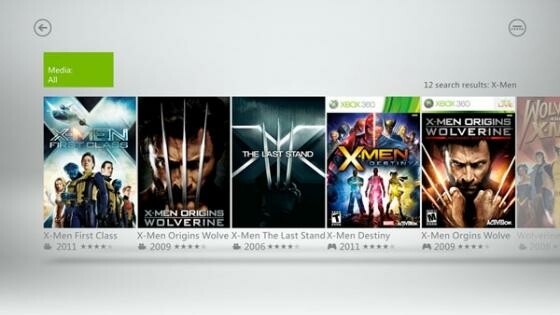 Nach Inhalten kann dank dem Update für die Xbox 360 auch per Sprache gesucht werden. (Bild: Microsoft) Nach Inhalten kann dank dem Update für die Xbox 360 auch per Sprache gesucht werden. (Bild: Microsoft)