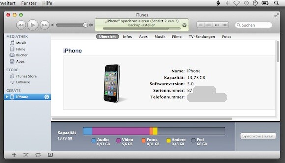 iTunes unterstützt neben WLAN auch Bluetooth für die Synchronisation. (Bild: netzwelt) iTunes unterstützt neben WLAN auch Bluetooth für die Synchronisation. (Bild: netzwelt)