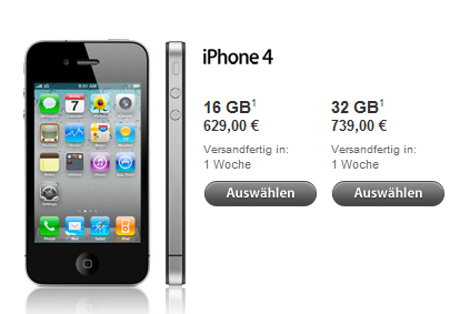 Neben dem iPhone 4 könnte Apple bald eine günstigere Mini-Variante des Smartphones verkaufen. (Bild: Screenshot) Neben dem iPhone 4 könnte Apple bald eine günstigere Mini-Variante des Smartphones verkaufen. (Bild: Screenshot)