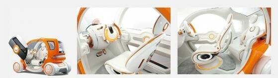 Das Q-Concept-Car von Suzuki ist nur 2,5 Meter lang und 1,3 Meter breit und bietet dennoch zwei Personen Platz. (Bild: Suzuki) Das Q-Concept-Car von Suzuki ist nur 2,5 Meter lang und 1,3 Meter breit und bietet dennoch zwei Personen Platz. (Bild: Suzuki)