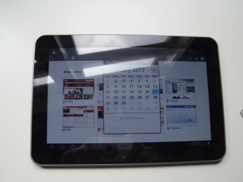 Samsung hat Android 3.0 mit einer eigenen Nutzeroberfläche überzogen. (Bild: netzwelt) Samsung hat Android 3.0 mit einer eigenen Nutzeroberfläche überzogen. (Bild: netzwelt)