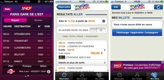 Die SNCF aus Frankreich bietet gleich zwei Apps für ihre Reisenden an. (Bild: Netzwelt) Die SNCF aus Frankreich bietet gleich zwei Apps für ihre Reisenden an. (Bild: Netzwelt)