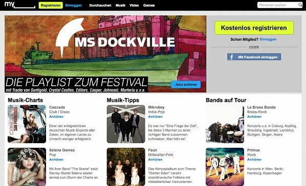 So präsentiert sich aktuelle die deutsche MySpace-Seite - aber wie lange noch? (Bild: Screenshot) So präsentiert sich aktuelle die deutsche MySpace-Seite - aber wie lange noch? (Bild: Screenshot)