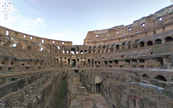 Mit Street View können Nutzer ab sofort auch einen Blick in das Kolosseum in Rom werfen. (Bild: Google) Mit Street View können Nutzer ab sofort auch einen Blick in das Kolosseum in Rom werfen. (Bild: Google)