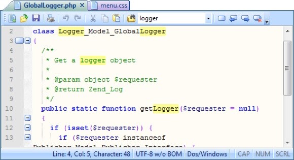 Der Texteditor von SmartFTP bietet sogar Syntaxhervorhebung. (Bild: SmartSoft) Der Texteditor von SmartFTP bietet sogar Syntaxhervorhebung. (Bild: SmartSoft)
