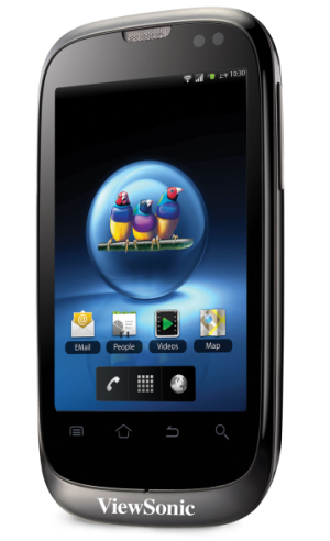 Das Viewsonic V350 kann mit zwei SIM-Karten betrieben werden. (Bild: Viewsonic) Das Viewsonic V350 kann mit zwei SIM-Karten betrieben werden. (Bild: Viewsonic)