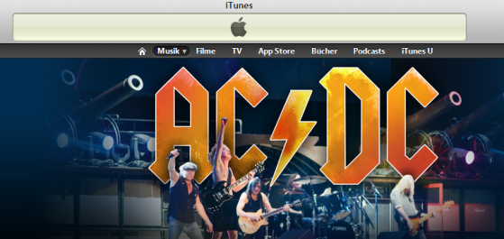 Ab sofort gibt es alles von AC/DC bei iTunes zu kaufen. (Bild: Screenshot) Ab sofort gibt es alles von AC/DC bei iTunes zu kaufen. (Bild: Screenshot)