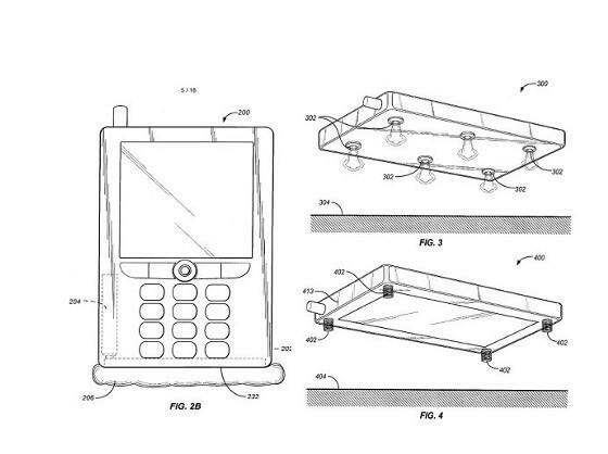 Amazon hat nun offiziell das Patent an Smartphone-Airbags. (Bild: Screenshot US-Patentamt) Amazon hat nun offiziell das Patent an Smartphone-Airbags. (Bild: Screenshot US-Patentamt)