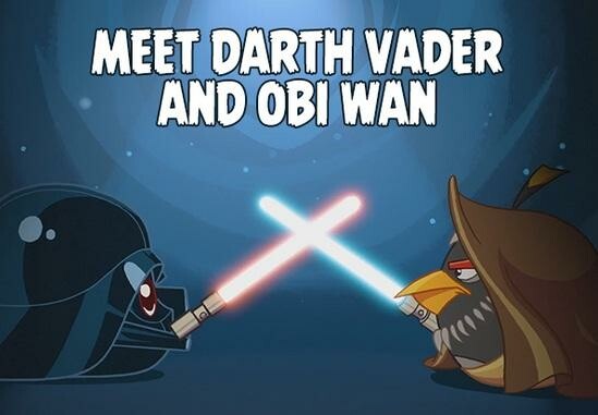 Angry Birds Star Wars kann ab sofort heruntergeladen werden. (Bild: Screenshot angrybirds.tumblr.com) Angry Birds Star Wars kann ab sofort heruntergeladen werden. (Bild: Screenshot angrybirds.tumblr.com)