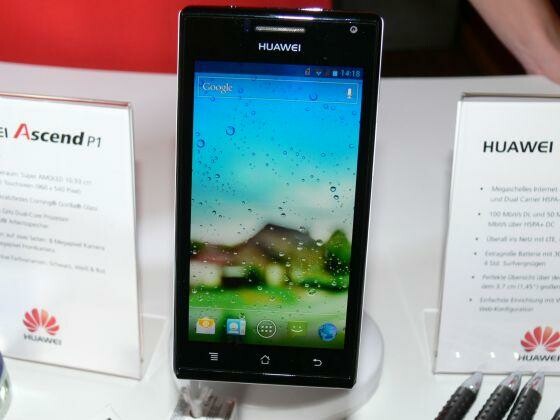 Das Ascend P1 ist das erste Hochpreis-Handy von Huawei. (Bild: netzwelt) Das Ascend P1 ist das erste Hochpreis-Handy von Huawei. (Bild: netzwelt)