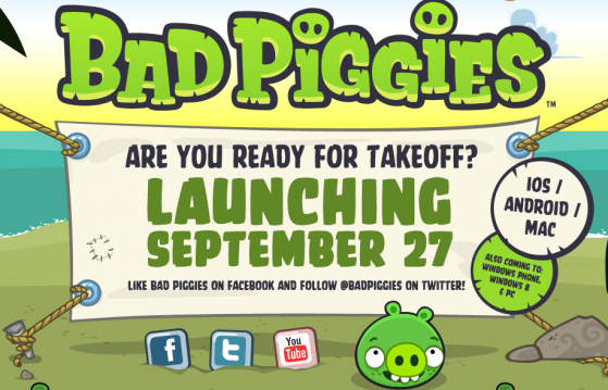 Bad Piggies heißt der neue Ableger von Angry Birds. (Bild: Screenshot badpiggies.com) Bad Piggies heißt der neue Ableger von Angry Birds. (Bild: Screenshot badpiggies.com)
