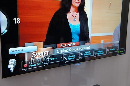 Deutsche Sprachbefehle kann Samsungs Smart-TV leider noch nicht entgegennehmen. (Bild: netzwelt) Deutsche Sprachbefehle kann Samsungs Smart-TV leider noch nicht entgegennehmen. (Bild: netzwelt)