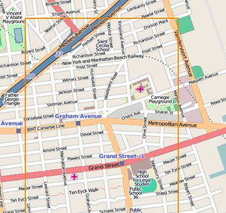 In diesem Bereich von New York wurde die Darstellung Einbahnstraßen manipuliert (Bild: Screenshot) In diesem Bereich von New York wurde die Darstellung Einbahnstraßen manipuliert (Bild: Screenshot)