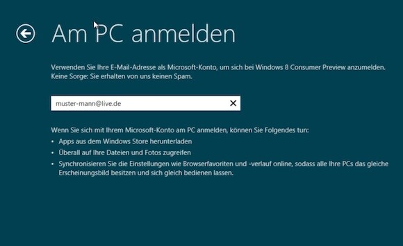 Downloads aus dem Windows Store sind nur mit einem Microsoft-Konto möglich. (Bild: Screenshot) Downloads aus dem Windows Store sind nur mit einem Microsoft-Konto möglich. (Bild: Screenshot)