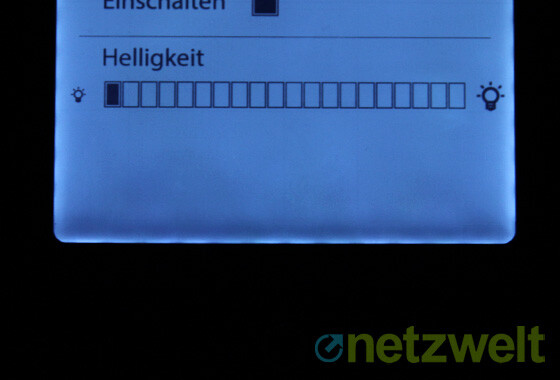 Der dunkle Schatten ist auch bei geringer Helligkeit zu erkennen. (Bild: netzwelt) Der dunkle Schatten ist auch bei geringer Helligkeit zu erkennen. (Bild: netzwelt)