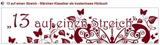 Bei Erziehung-online können 13 Märchenklassiker als Hörspiel kostenlos heruntergeladen werden. (Bild: Screenshot erziehung-online.de) Bei Erziehung-online können 13 Märchenklassiker als Hörspiel kostenlos heruntergeladen werden. (Bild: Screenshot erziehung-online.de)