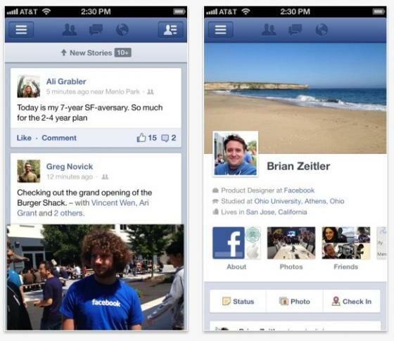 In der Facebook-App für iOS lassen sich nun Instagram-ähnliche Filter anwenden. (Bild: Screenshot itunes.apple.com) In der Facebook-App für iOS lassen sich nun Instagram-ähnliche Filter anwenden. (Bild: Screenshot itunes.apple.com)