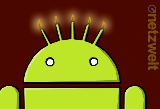 Vor fünf Jahren erblickte Googles Android-System das Licht der Welt. (Bild: netzwelt) Vor fünf Jahren erblickte Googles Android-System das Licht der Welt. (Bild: netzwelt)