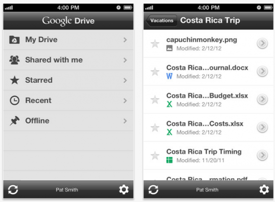 Google Drive bietet nun auch Nutzern von iPhone und iPad fünf Gigabyte Gratis-Speicher. (Bild: Screenshot itunes.apple.com) Google Drive bietet nun auch Nutzern von iPhone und iPad fünf Gigabyte Gratis-Speicher. (Bild: Screenshot itunes.apple.com)