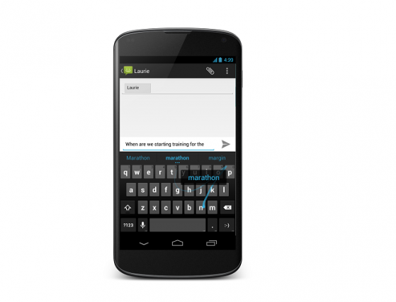Google enthüllt mit LG zusammen das LG Nexus 4. (Bild: Google) Google enthüllt mit LG zusammen das LG Nexus 4. (Bild: Google)