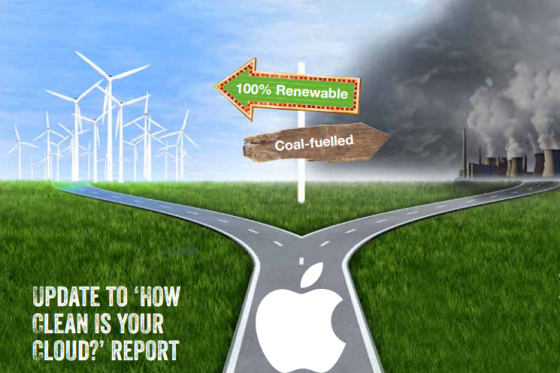 Greenpeace hat die Klimaverträglichkeit von Apples iCloud nun besser bewertet. (Bild: Screenshot Greenpeace) Greenpeace hat die Klimaverträglichkeit von Apples iCloud nun besser bewertet. (Bild: Screenshot Greenpeace)
