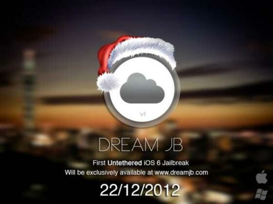 Der Hacker Dream JB kündigt den Untethered Jailbreak für den 22. Dezember an. (Bild: dreamjb.com) Der Hacker Dream JB kündigt den Untethered Jailbreak für den 22. Dezember an. (Bild: dreamjb.com)