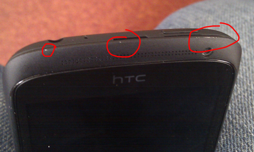 Hässliche Gebrauchsspuren: Bei einigen HTC One S Modellen löst sich die Keramikbeschichtung Nutzer zufolge schnell ab. (Bild: forum.xda-developers.com) Hässliche Gebrauchsspuren: Bei einigen HTC One S Modellen löst sich die Keramikbeschichtung Nutzer zufolge schnell ab. (Bild: forum.xda-developers.com)