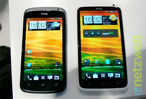 Das HTC One S (links) und das HTC One X erhalten aktuell ein Update auf Android 4.1 Jelly Bean. (Bild: netzwelt) Das HTC One S (links) und das HTC One X erhalten aktuell ein Update auf Android 4.1 Jelly Bean. (Bild: netzwelt)